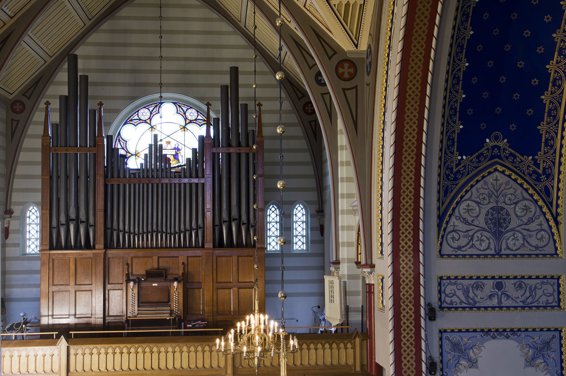 Orgel i Örgryte nya kyrka.