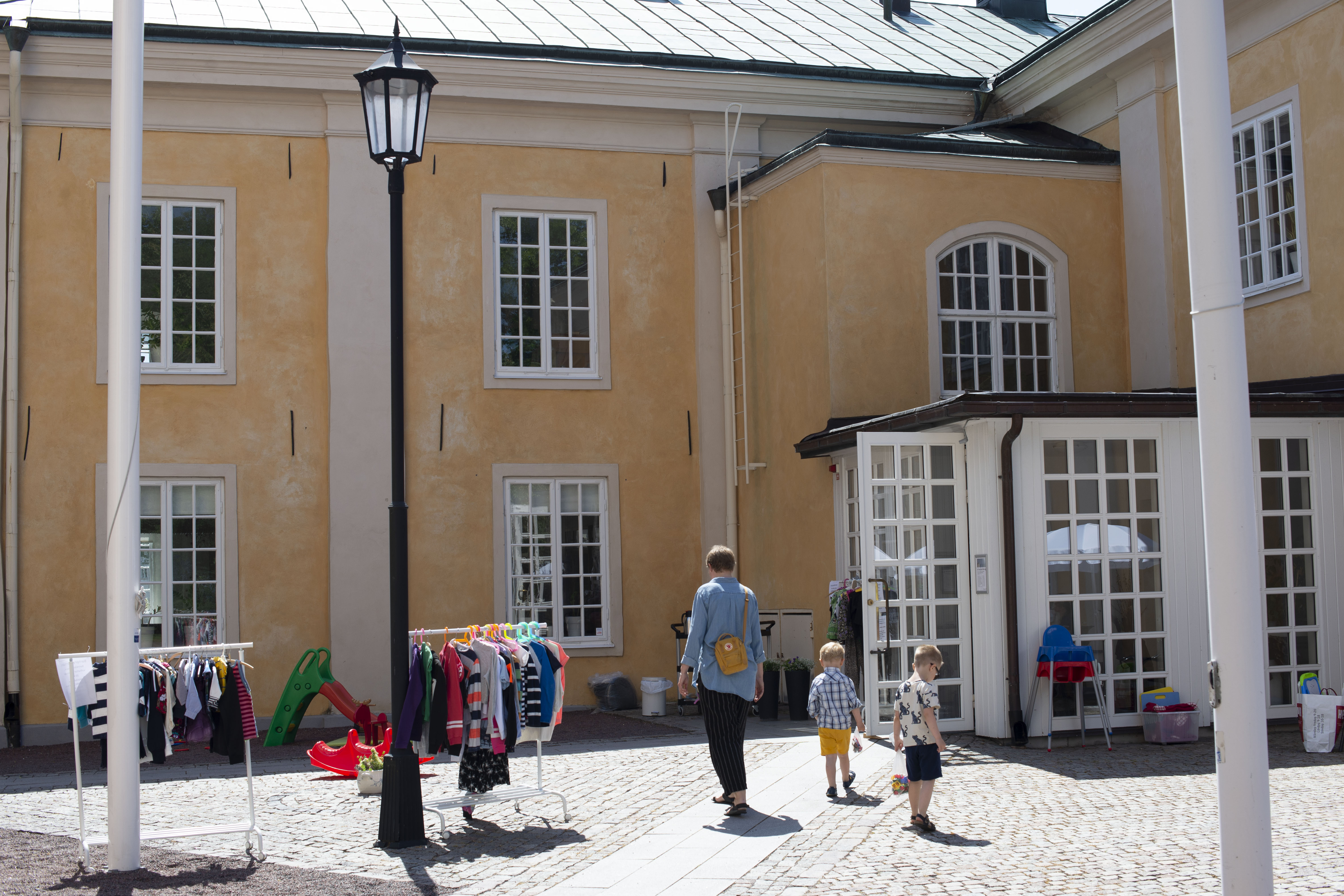 Bilden visar café i Kristinegården.
