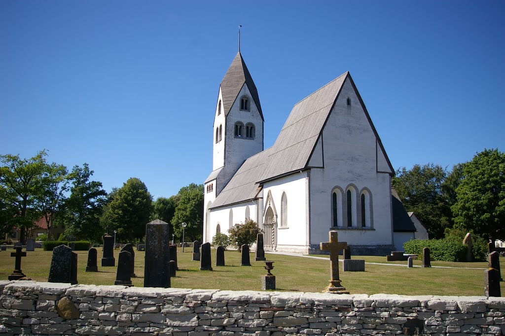 Exteriör bild på Burs kyrka