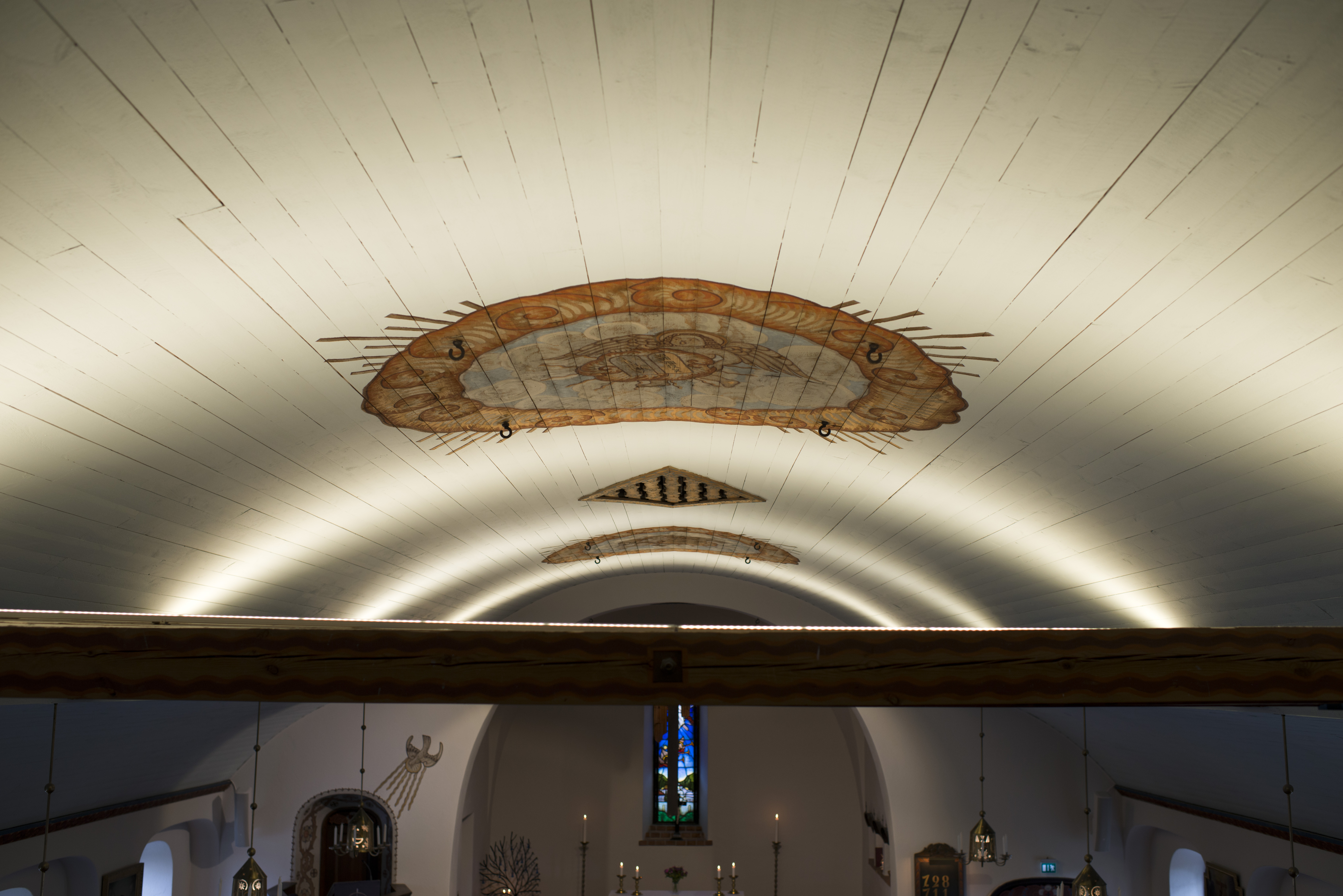 Takmålning i Enskede kyrka