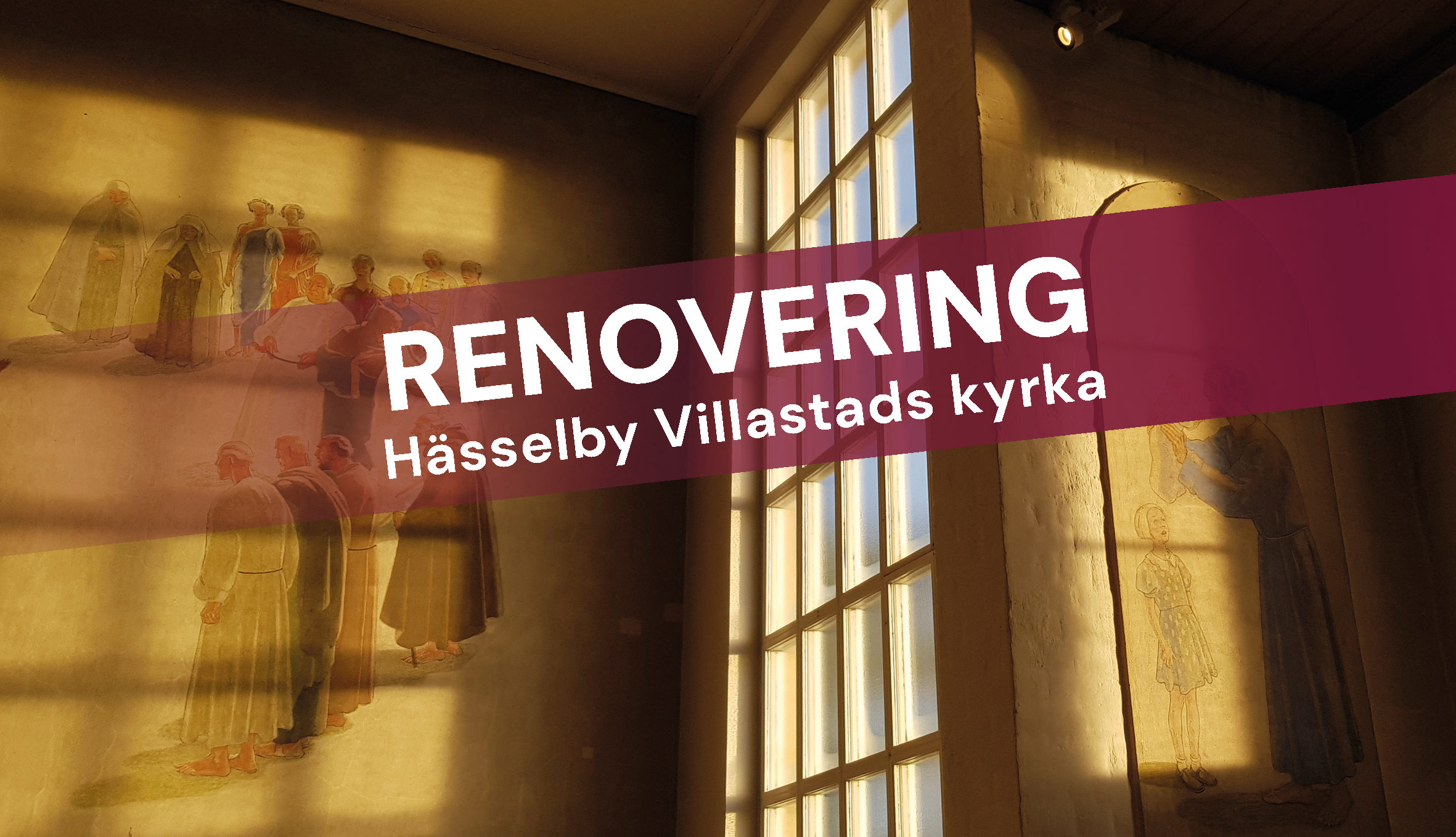 Renovering av Hässelby Villastads kyrka
