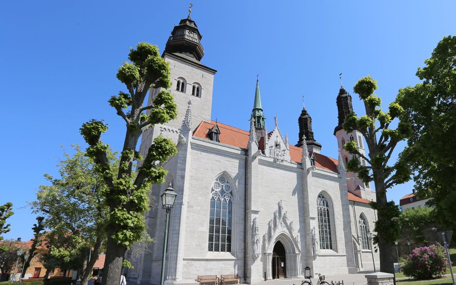 Exteriör av Visby Sankta Maria domkyrka