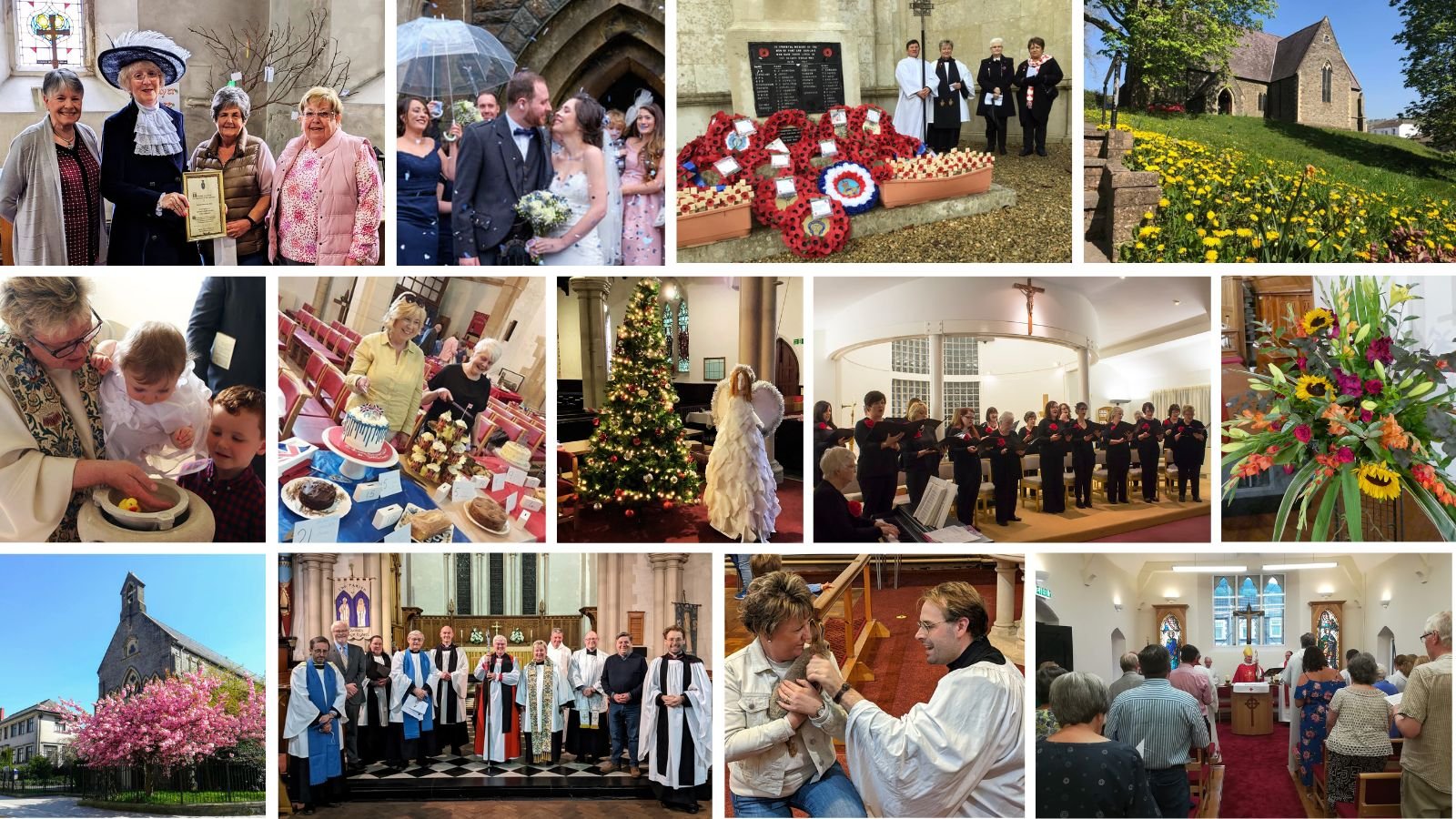 Kollage av Merthyr Thydfil vår vänförsamling