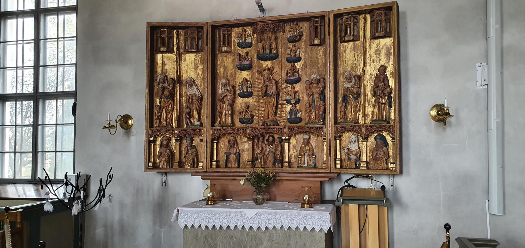 Mariatavlan i Åhls kyrka