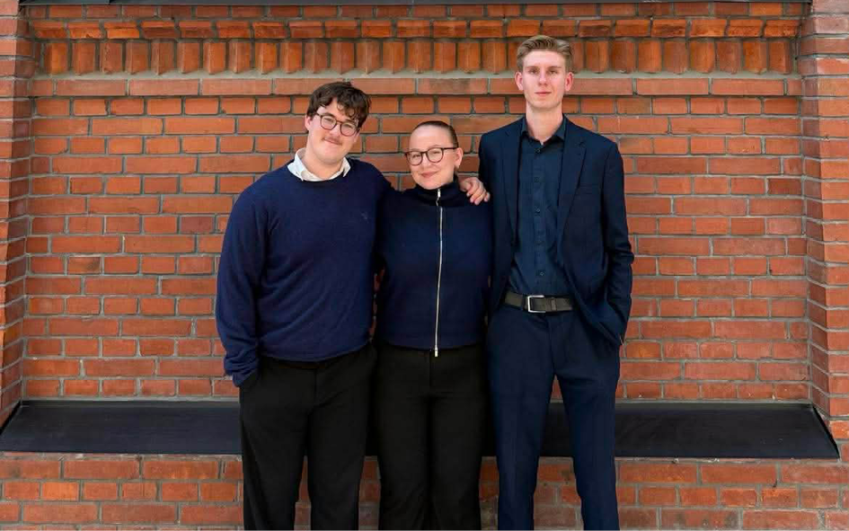 Trio Alto Juni Phillips, Valter Lundqvist, Erik Brorsson.