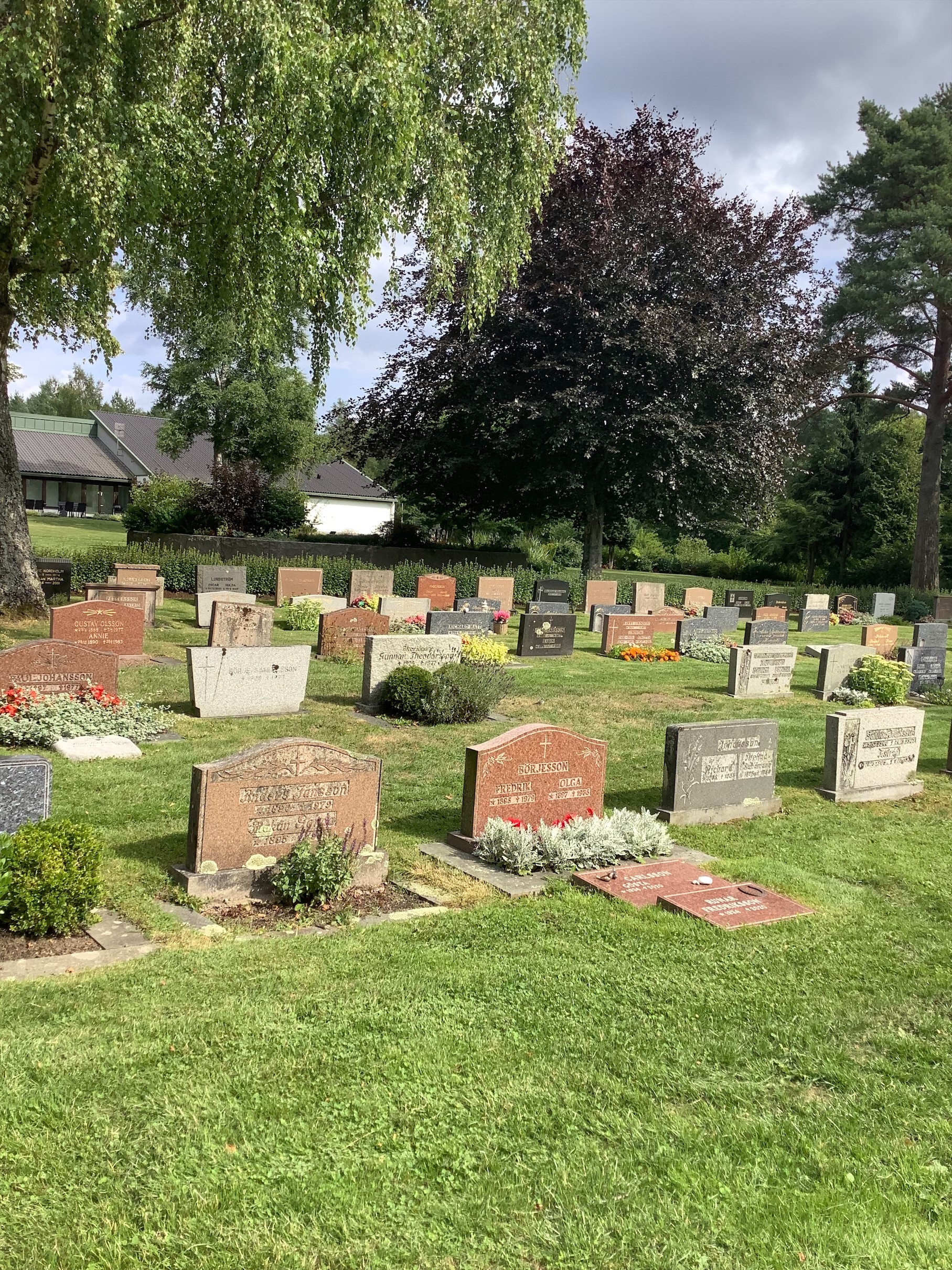 Kvarter B, Östra kyrkogården